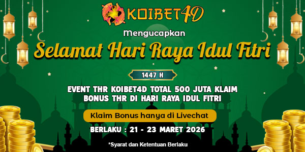 BONUS NEW MEMBER KOIBET4D